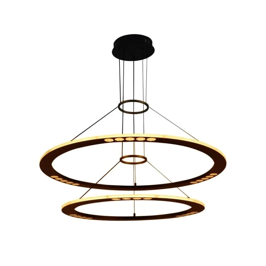 LED dimmbare Hängeleuchte an Kabel LED/90W/230V 3000-6500K + Fernbedienung