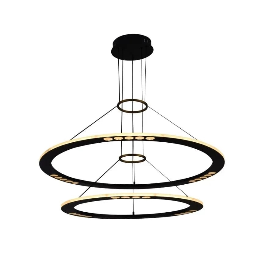 LED dimmbare Hängeleuchte an Kabel LED/90W/230V 3000-6500K + Fernbedienung