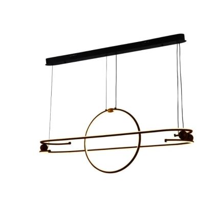 LED dimmbare Hängeleuchte an Seil LED/95W/230V 3000-6500K + Fernbedienung