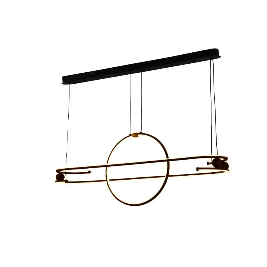 LED dimmbare Hängeleuchte an Seil LED/95W/230V 3000-6500K + Fernbedienung