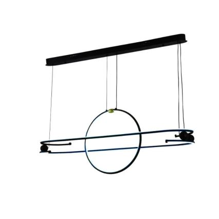 LED dimmbare Hängeleuchte an Seil LED/95W/230V 3000-6500K + Fernbedienung