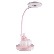 LED Dimmbare Kinder-Tischlampe RABBIT LED/2,5W/230V rosa