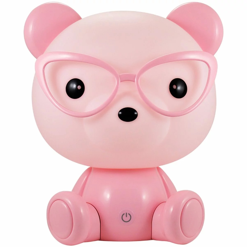 LED Dimmbare Kindernachtleuchte LED/2,5W Bär rosa