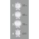 LED dimmbare Nachtlampe für Kinder  LED/2,5W/230V graues Nilpferd