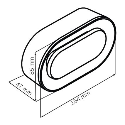 LED dimmbare Nachtlampe mit Wecker KAJA LED/1,3W/5V 3000K