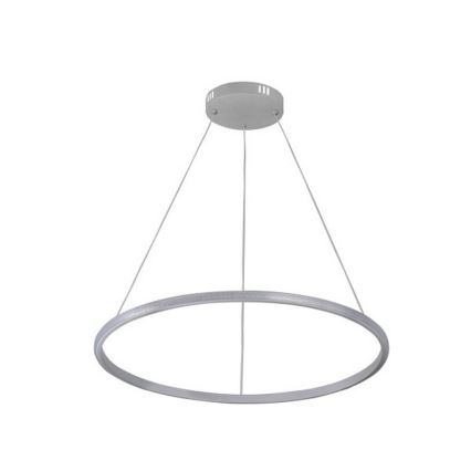 Dimmbare LED-Pendelleuchte mit Drahtseilaufhängung, 32 W, 230 V, 3000–6500 K, Ø 60 cm + Fernbedienung