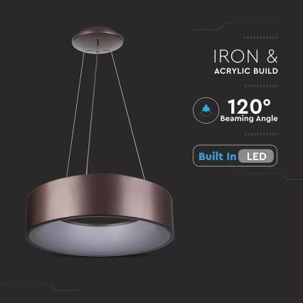 LED-dimmbare Pendelleuchte an Kabel LED/20W/230V