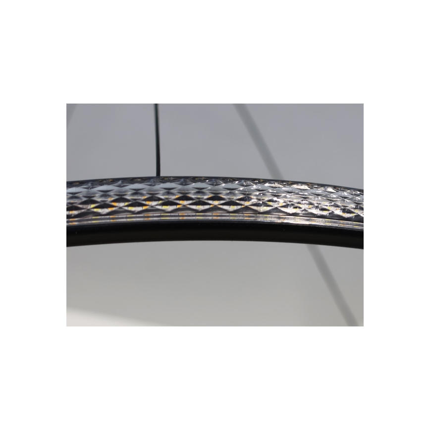 LED dimmbarer Kronleuchter mit Seilabhängung LED/32W/230V 3000-6500K Ø 60 cm + Fernbedienung