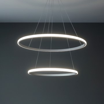 LED-dimmbare Pendelleuchte an Kabel LED/55W/230V 3000-6500K Ø 60 cm + Fernbedienung