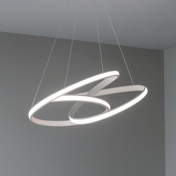 LED-dimmbare Pendelleuchte an Kabel LED/85W/230V 3000–6500K Ø 49 cm + Fernbedienung