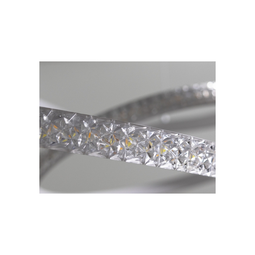 Dimmbare LED-Pendelleuchte an Drahtseil LED/90W/230V 3000-6500K Ø 47 cm + Fernbedienung