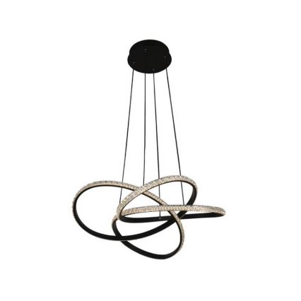 LED-dimmbare Pendelleuchte an Seil LED/95W/230V 3000-6500K Ø 57 cm + Fernbedienung