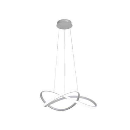 Dimmbare LED-Hängeleuchte an Stahlseil LED/85W/230V 3000-6500K Ø 60 cm + Fernbedienung