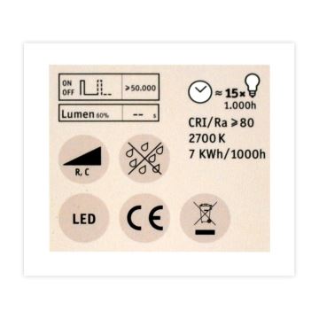 LED dimmbare Reflektor- Glühlbirne GU5,3/6,5W/12V 2700K - Paulmann 28757