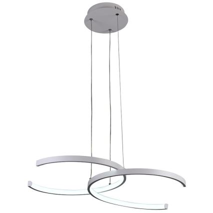 LED dimmbare Hängeleuchte an Kabel LED/50W/230V 3000-6500K + Fernbedienung