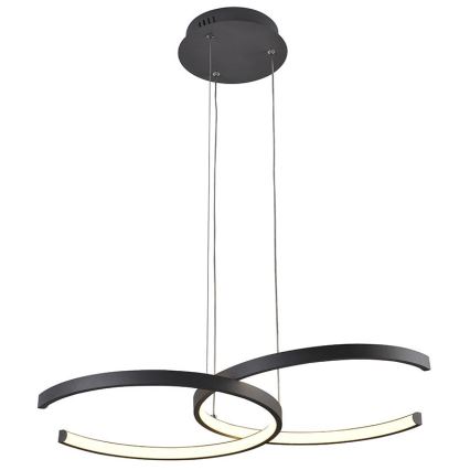 LED dimmbare Hängeleuchte an Kabel LED/50W/230V 3000-6500K + Fernbedienung