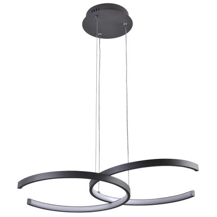 LED dimmbare Hängeleuchte an Kabel LED/50W/230V 3000-6500K + Fernbedienung