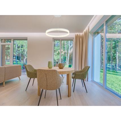 LED-dimmbare Pendelleuchte ALIANZ mit Kabelaufhängung LED/45W/230V 3000-6000K Ø 60 cm + Fernbedienung