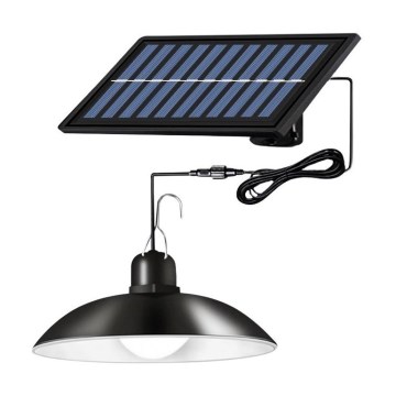 LED-dimmbare Solar-Pendelleuchte an Kabel mit Sensor LED/1,8W/3,7V IP44 6500K 1600 mAh + Fernbedienung