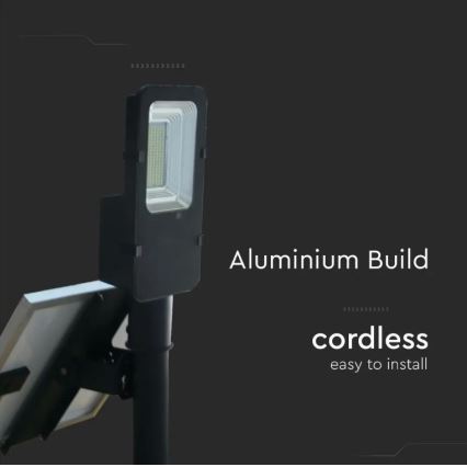 LED dimmbare Solar-Straßenleuchte LED/50W/6,4V 4000K IP65 50000 mAh + Fernbedienung