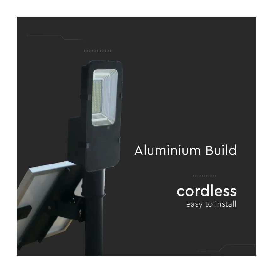 LED dimmbare Solar-Straßenleuchte LED/50W/6,4V 4000K IP65 50000 mAh + Fernbedienung