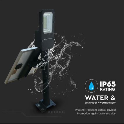 LED dimmbare Solar-Straßenleuchte LED/50W/6,4V 4000K IP65 50000 mAh + Fernbedienung