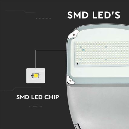 LED dimmbare Solar-Straßenleuchte SAMSUNG CHIP LED/50W/6,4V 6000K IP65 30000 mAh + Fernbedienung