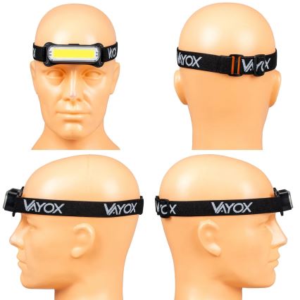 LED Wiederaufladbare Stirnlampe dimmbar LED/5V IPX4 300 lm 1200 mAh