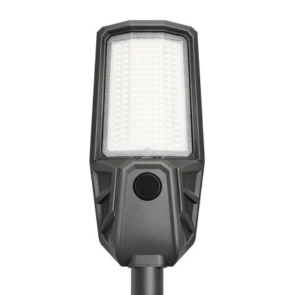 LED-dimmbare Straßenlampe mit Sensor und Solarpanel KOBRA LED/400W/3,2V 24000 mAh IP65 anthrazit + Fernbedienung