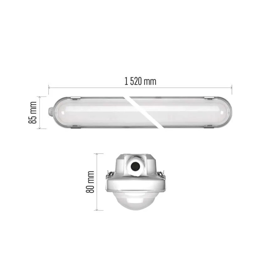 LED-dimmbare technische Leuchte MISTY LED/29/37/45/51W/230V 4000K IP66