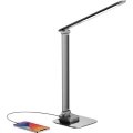 LED dimmbare Tischlampe mit USB LED/7,5W/230V 3000K/4000K/5500K Anthrazit