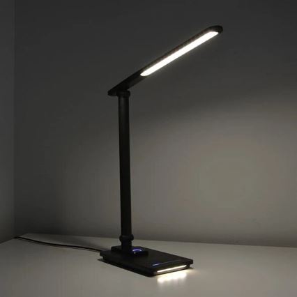 LED dimmbare Tischlampe mit USB LED/9W/230V 3000K/4000K/5500K schwarz