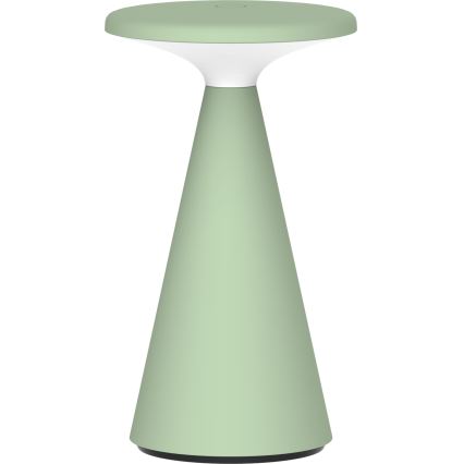 LED dimmbare Touch-Außen-Tischlampe PAROS LED/1,8W/5V USB 1800 mAh IP44 grün