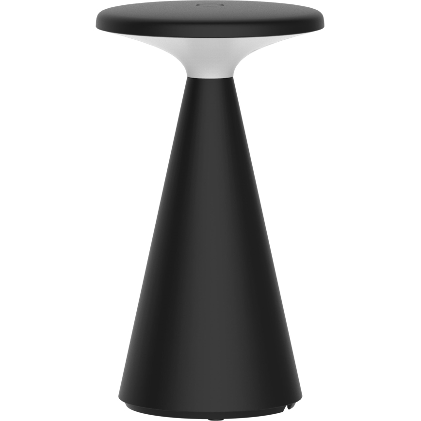 LED dimmbare Touch-Außen-Tischlampe PAROS LED/1,8W/5V USB 1800 mAh IP44 schwarz