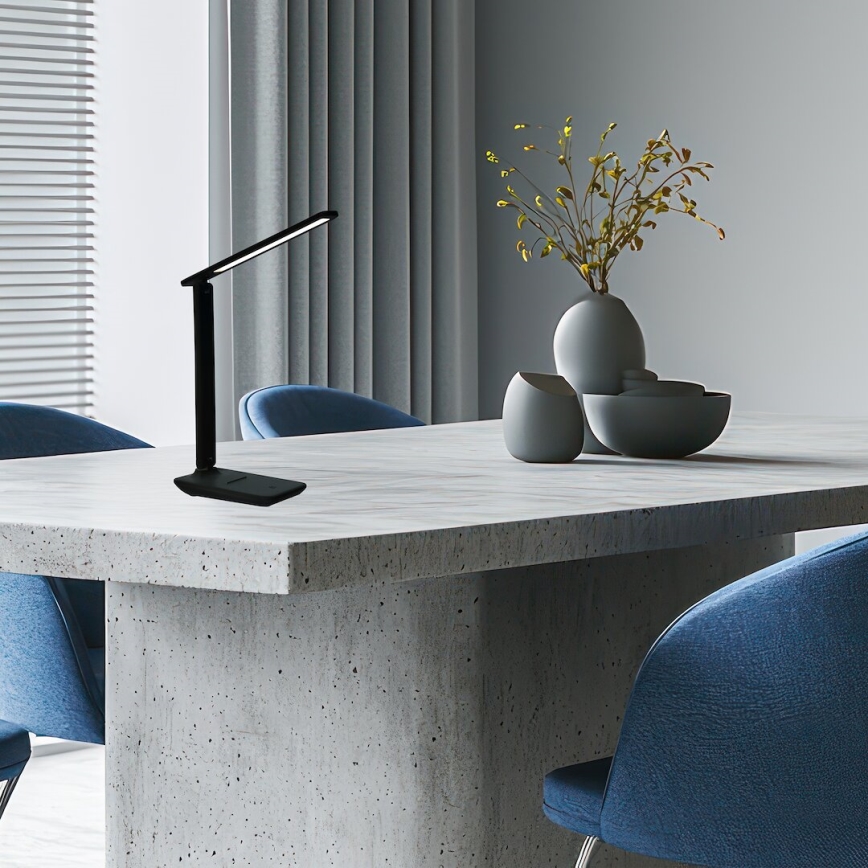 LED dimmbare Tischlampe POST LED/5W/5V 3000-6500K schwarz