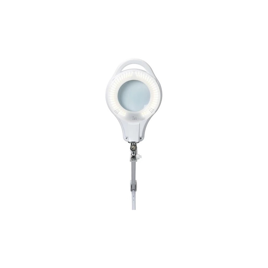 LED dimmbare Tischleuchte mit Lupe LED/10W/230V weiß