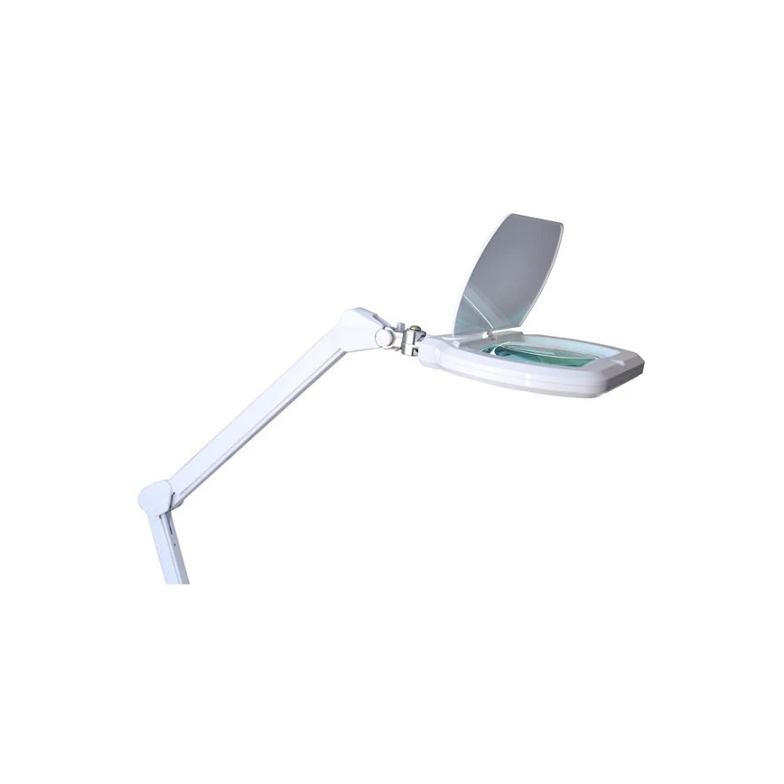 LED dimmbare Tischleuchte mit Lupe LED/12W/230V weiß