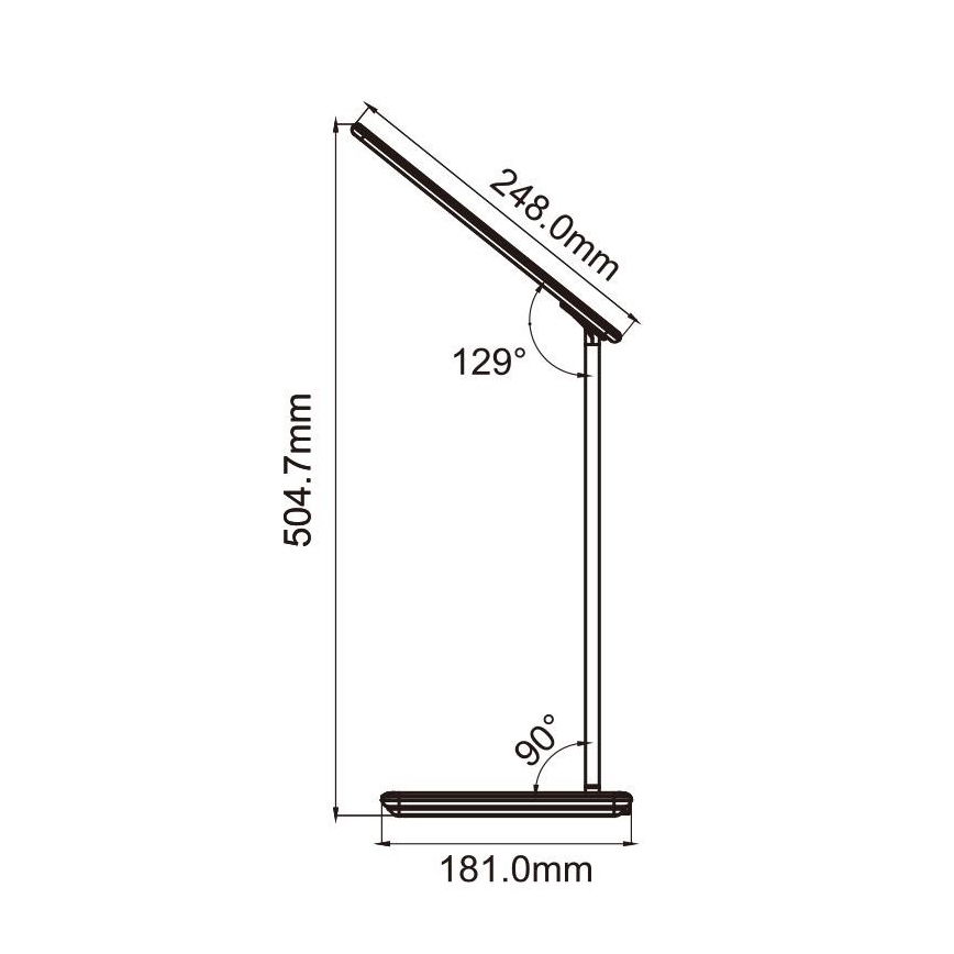 LED Dimmbare Touch-Tischleuchte mit kabelloser Aufladung JOY LED/6W/230V + USB weiß
