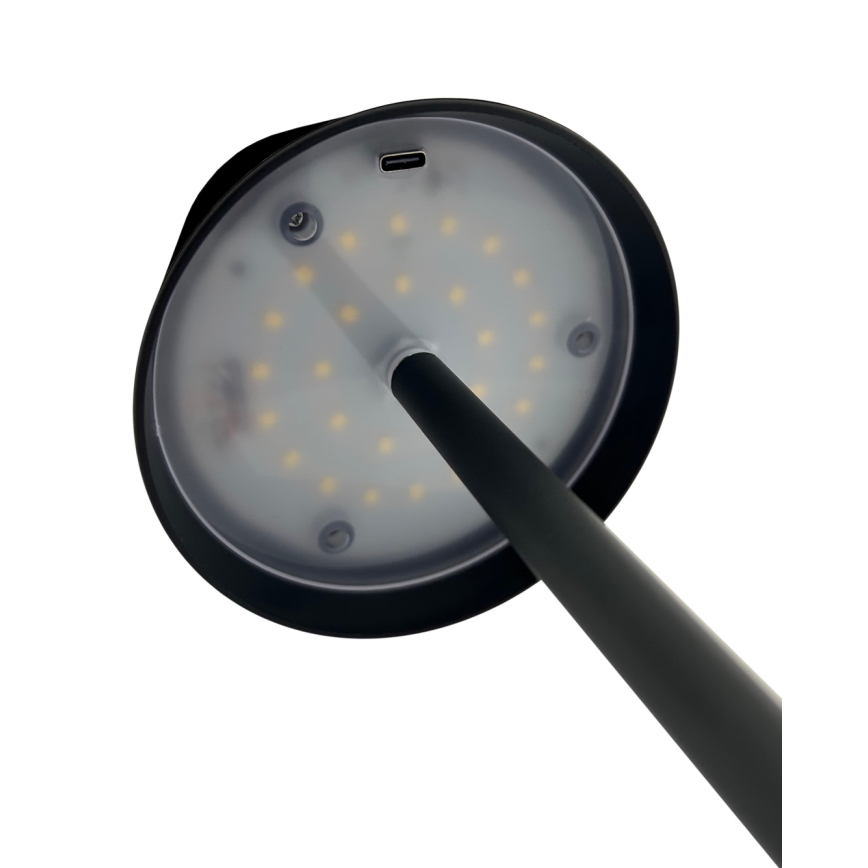 LED dimmbare Touch-Tischlampe LED/5W/5V USB 1200 mAh schwarz