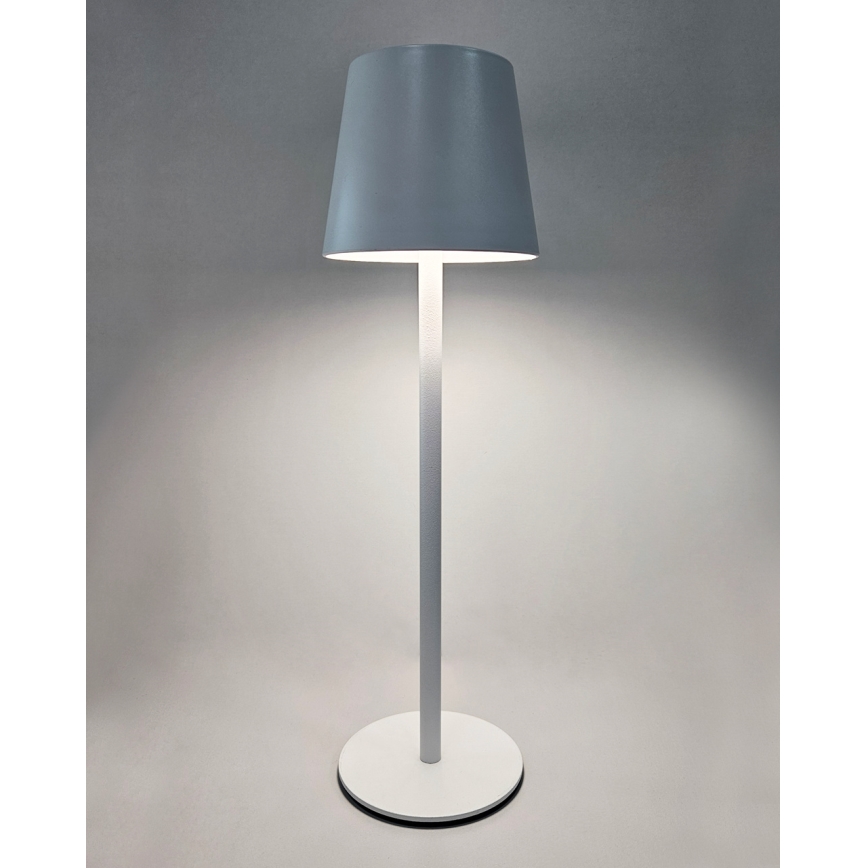 LED dimmbare Touch-Tischlampe LED/5W/5V USB 1200 mAh weiß