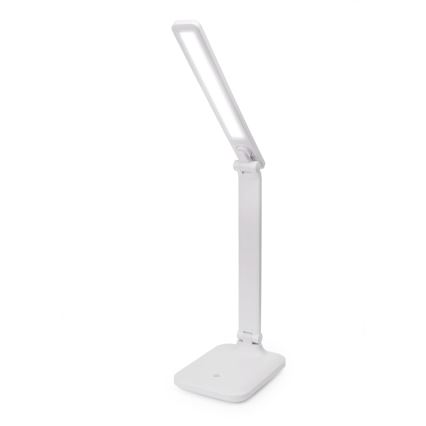 LED-dimmbare Touch-Tischlampe mit USB-Anschluss REMUS LED/5W/230V weiß