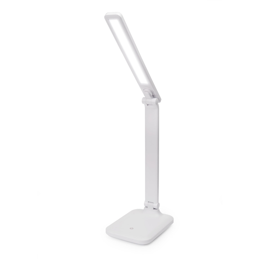LED-dimmbare Touch-Tischlampe mit USB-Anschluss REMUS LED/5W/230V weiß