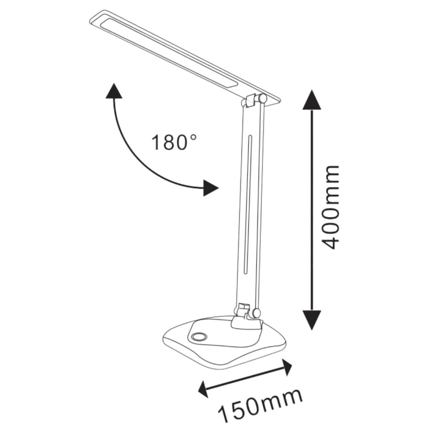 LED Dimmbare Touch-Tischleuchte TOLEDO LED/8W/230V 3000-6500K
