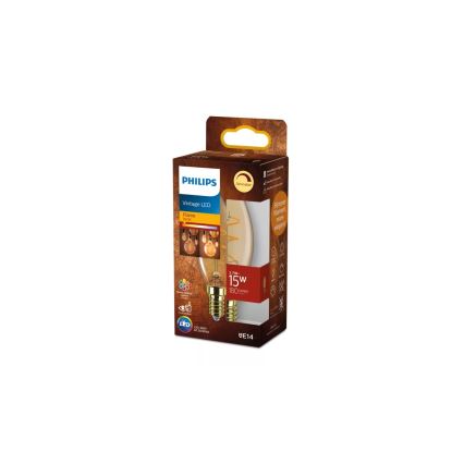 LED-dimmbare Vintage-Glühbirne Philips B35 E14/2,7W/230V 1800K CRI 90