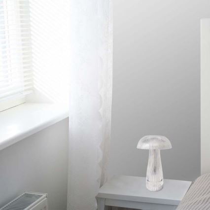 LED dimmbare, wiederaufladbare Touch-Tischlampe LED/1W/5V 3000-6000K 1800 mAh klar