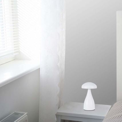 LED dimmbare wiederaufladbare Touch-Tischlampe LED/1W/5V 3000-6000K 1800 mAh weiß