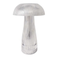LED dimmbare, wiederaufladbare Touch-Tischlampe LED/1W/5V 3000-6000K 1800 mAh klar