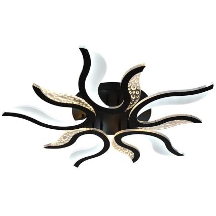 LED Dimmbarer Deckenleuchter LED/65W/230V 3000-6500K Schwarz + Fernbedienung