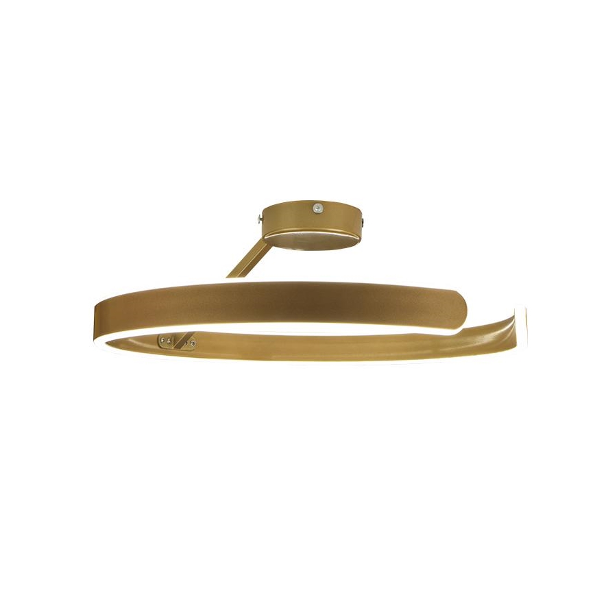 LED Dimmbarer Deckenleuchter LED/72W/230V 3000-6500K Gold + Fernbedienung