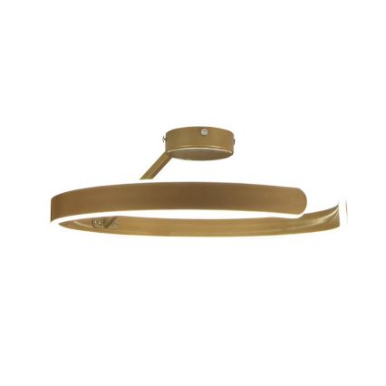 LED Dimmbarer Deckenleuchter LED/72W/230V 3000-6500K Gold + Fernbedienung